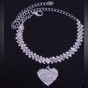 Anklet with Love Heart Charm